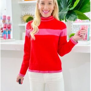 THML Single Stripe Sweater Red & Pink
